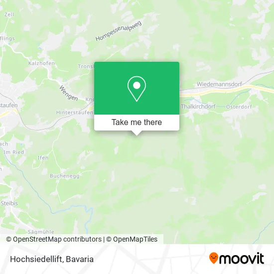 Карта Hochsiedellift