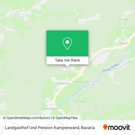 Landgasthof Und Pension Kampenwand map
