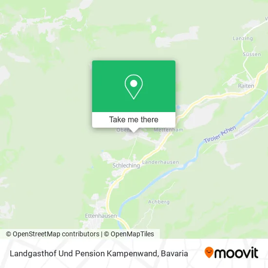 Карта Landgasthof Und Pension Kampenwand