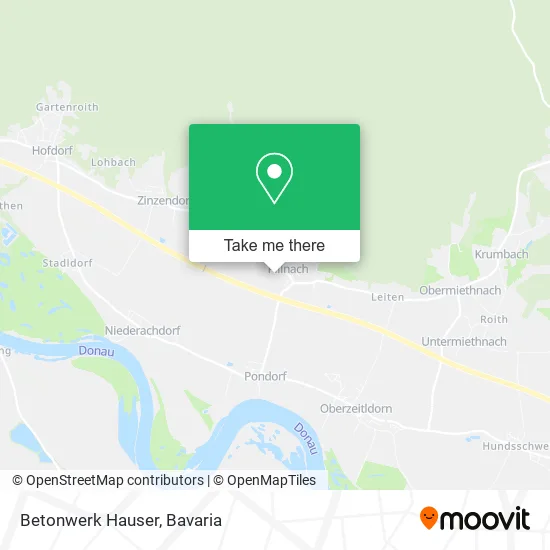 Карта Betonwerk Hauser