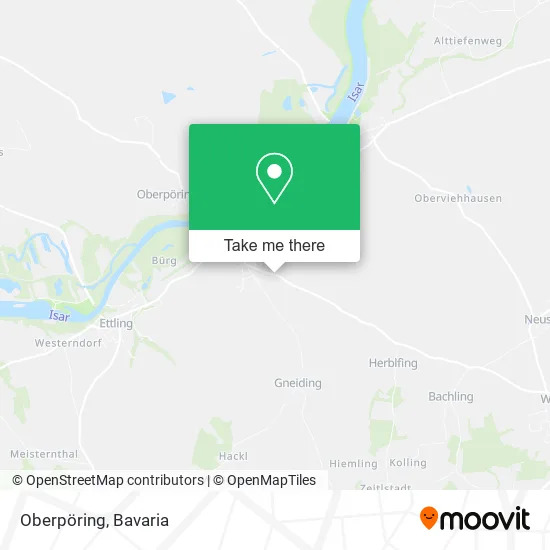 Карта Oberpöring