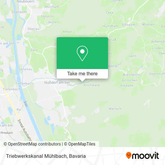 Карта Triebwerkskanal Mühlbach