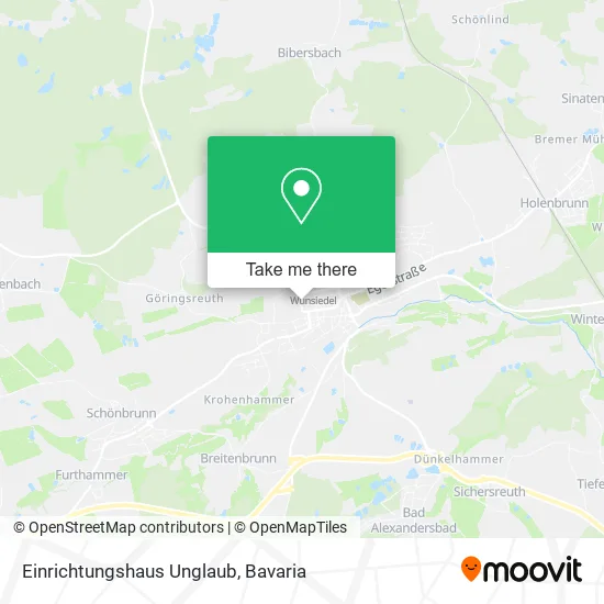 Карта Einrichtungshaus Unglaub