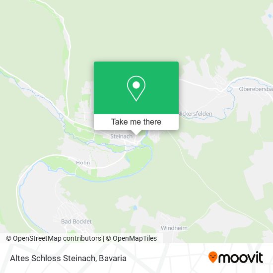 Altes Schloss Steinach map