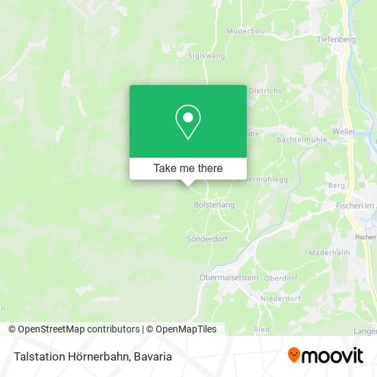 Talstation Hörnerbahn map