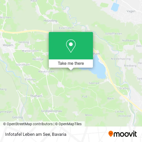 Карта Infotafel Leben am See