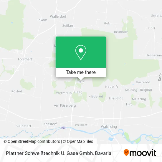 Карта Plattner Schweißtechnik U. Gase Gmbh