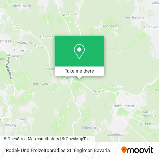 Карта Rodel- Und Freizeitparadies St. Englmar