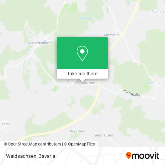 Карта Waldsachsen