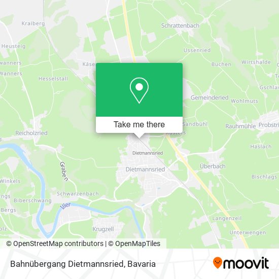 Bahnübergang Dietmannsried map