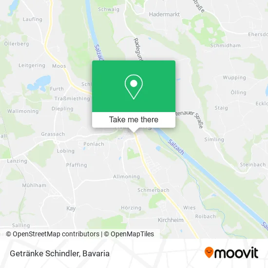 Карта Getränke Schindler