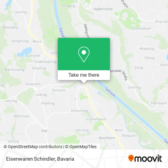 Карта Eisenwaren Schindler