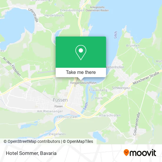 Карта Hotel Sommer