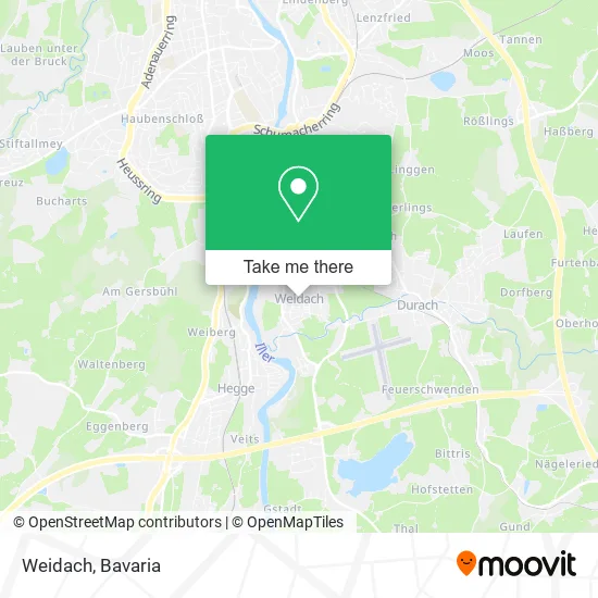 Карта Weidach