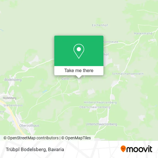 Карта Trübpl Bodelsberg