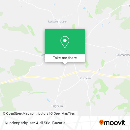 Kundenparkplatz Aldi Süd map