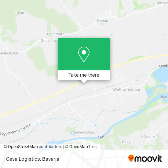 Карта Ceva Logistics