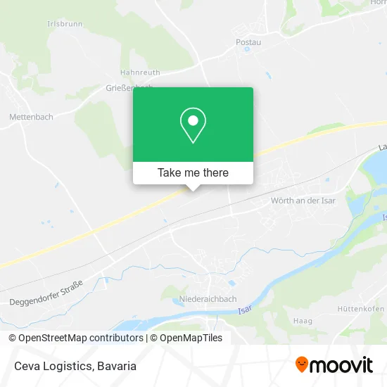 Карта Ceva Logistics