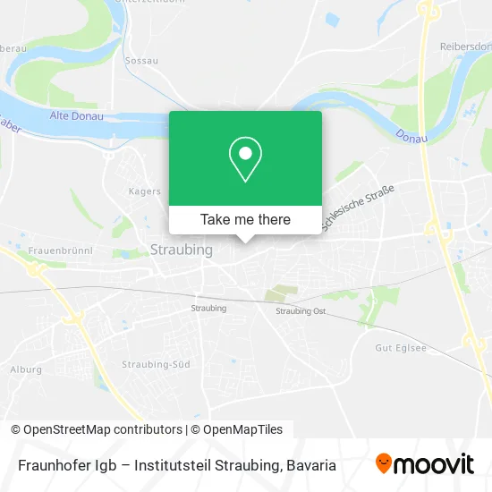 Карта Fraunhofer Igb – Institutsteil Straubing