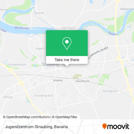 Карта Jugendzentrum Straubing