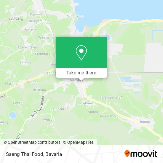 Карта Saeng Thai Food