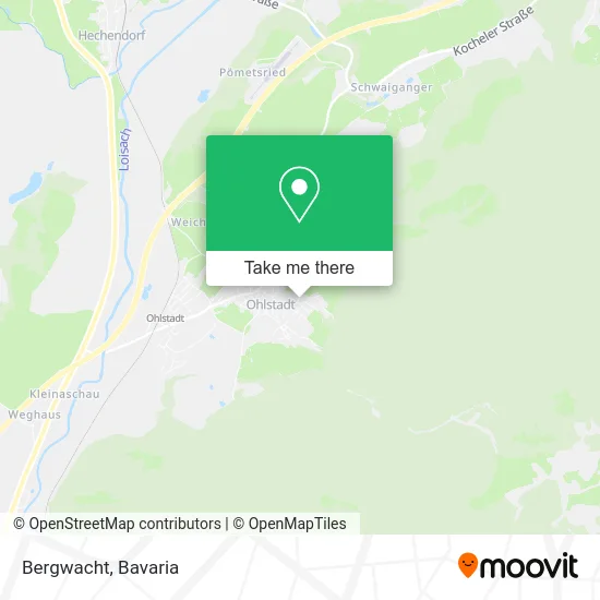 Карта Bergwacht