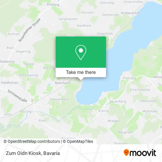 Карта Zum Oidn Kiosk