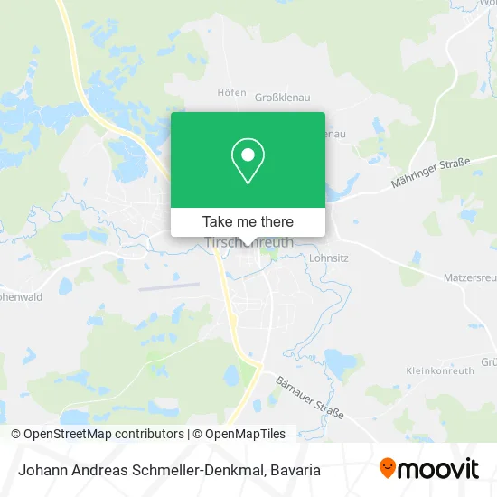 Карта Johann Andreas Schmeller-Denkmal