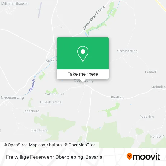 Карта Freiwillige Feuerwehr Oberpiebing