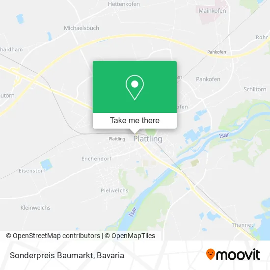 Карта Sonderpreis Baumarkt