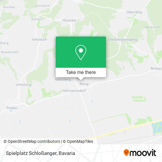 Spielplatz Schloßanger map