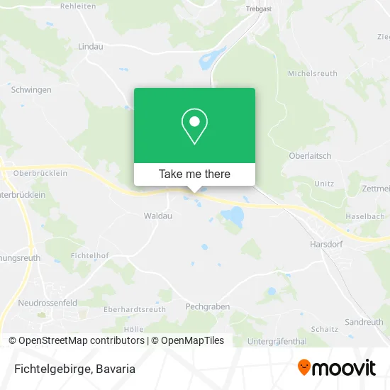 Карта Fichtelgebirge