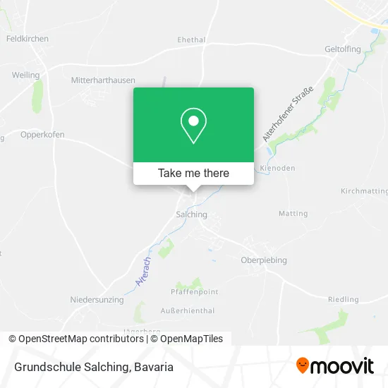 Карта Grundschule Salching