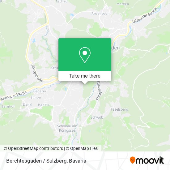Berchtesgaden / Sulzberg map