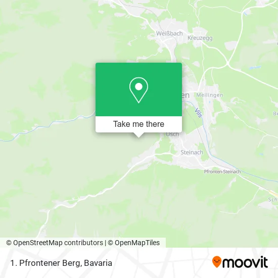 Карта 1. Pfrontener Berg