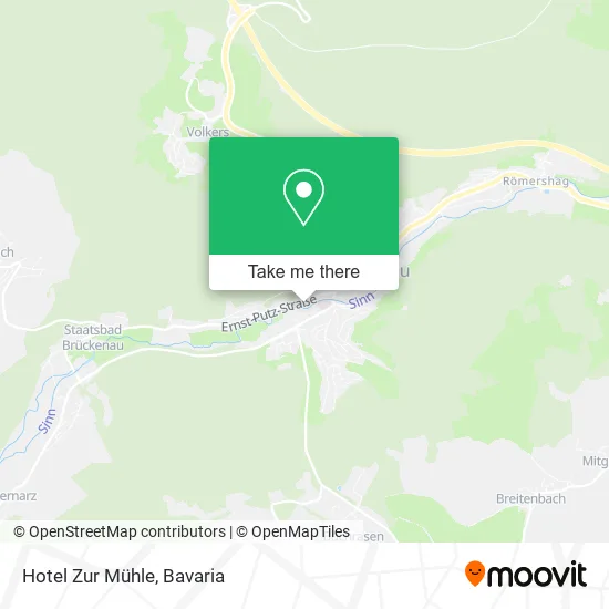 Карта Hotel Zur Mühle