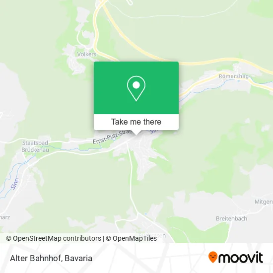 Карта Alter Bahnhof