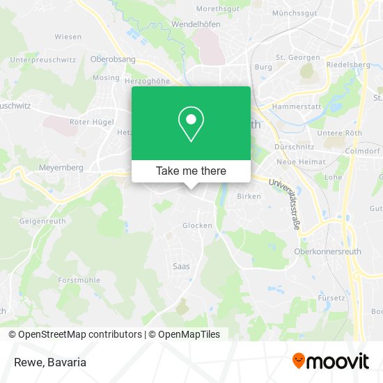 Rewe map