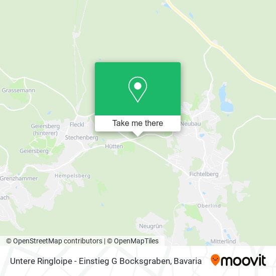 Untere Ringloipe - Einstieg G Bocksgraben map