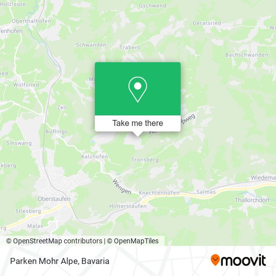Карта Parken Mohr Alpe
