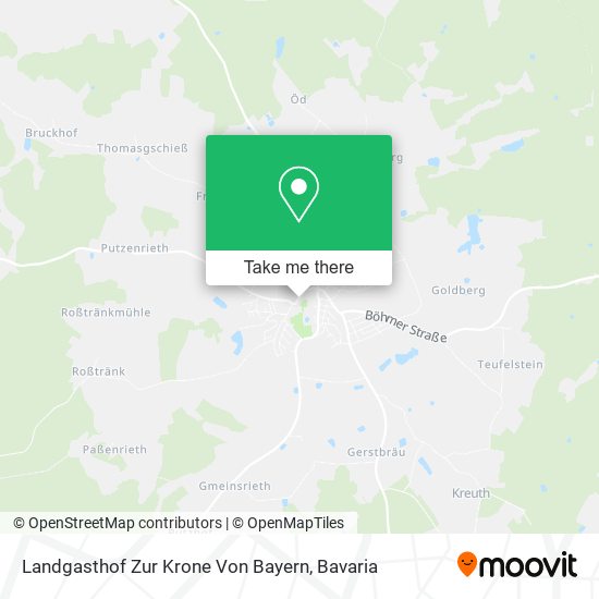 Landgasthof Zur Krone Von Bayern map