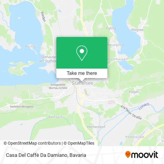 Карта Casa Del Caffè Da Damiano