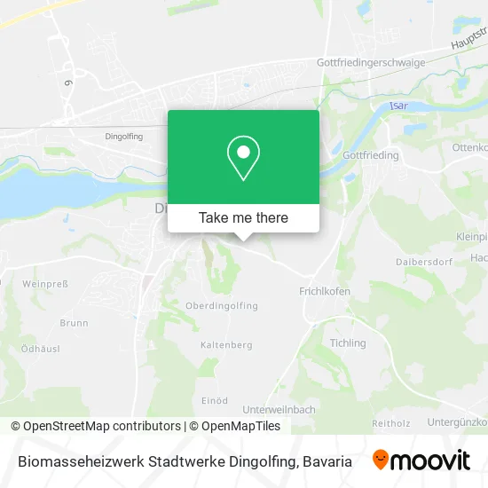 Карта Biomasseheizwerk Stadtwerke Dingolfing