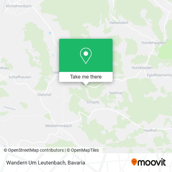 Wandern Um Leutenbach map