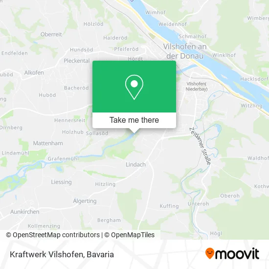 Карта Kraftwerk Vilshofen