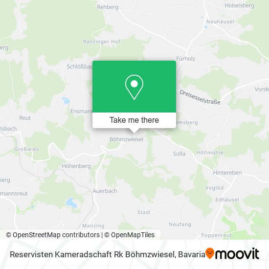 Reservisten Kameradschaft Rk Böhmzwiesel map