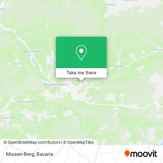 Карта Missen-Berg