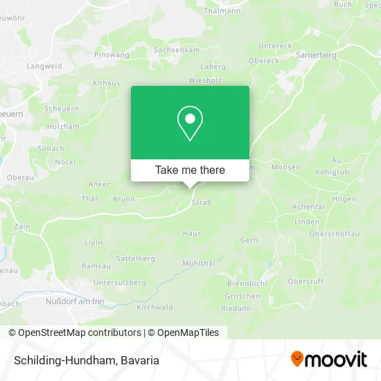Карта Schilding-Hundham