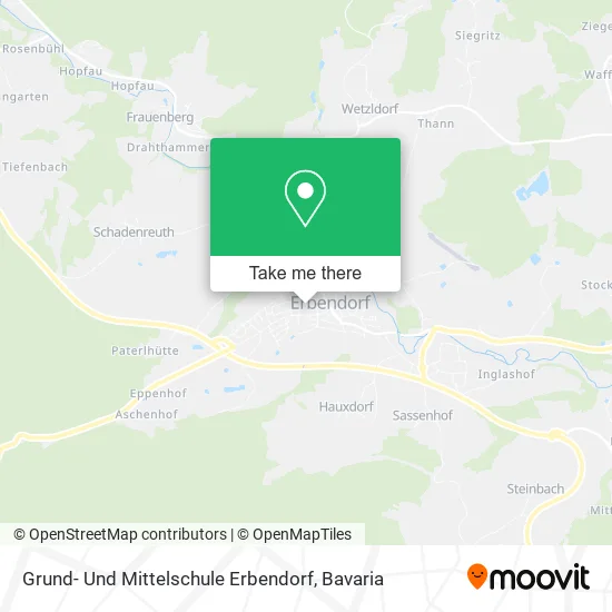Карта Grund- Und Mittelschule Erbendorf