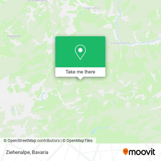 Ziehenalpe map